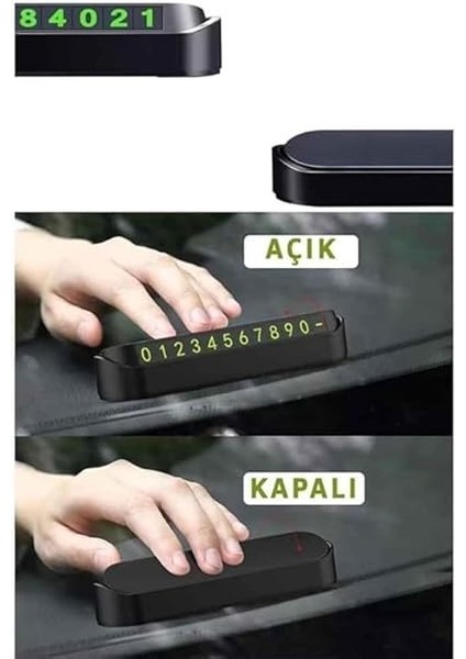 Hoala Araç Içi Park Numaratör, Fosforlu Araç Içi Numaramatik, Araç Için Park Telefon Numarası, Oto Içi Sabit Telefon Numaramatik fırsatları