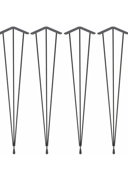 Masa Ayağı 4 Adet 85 cm Firkete Tel Ayak