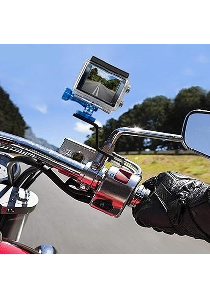 Aksiyon Kamera Uyumlu Bisiklet Motorsiklet Ayna Tipi Sabitleme Montajı Bağlantı Aparatı fırsatları