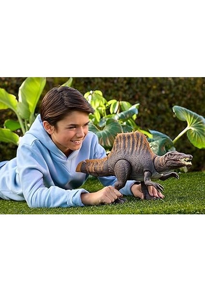 Jurassic World Rebirth Dinozor Oyuncağı, 2 Saldırı Hareketine Sahip Spinosaurus Aksiyon Figürü, Filmden Uyarlanan Tasarım, Bükülebilir Eklemler, Dijital Oyunlar, JGB56 fiyatları