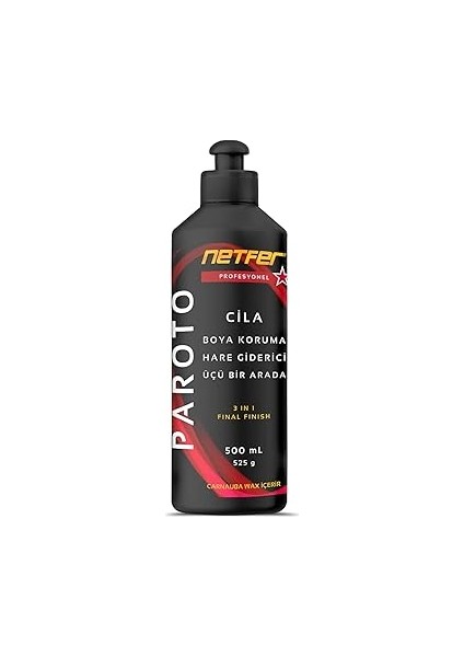 3'lü Ince Kalın Pasta Cila Set - 3X500 ml fiyatları