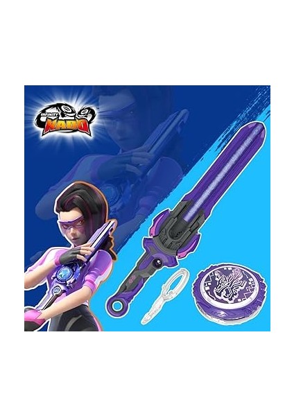 Nado Savaş Üstleri Erkek Çocuklar Için Patlama Oyuncağı Grils Yaş 5+ Oyun Üstü Oyuncaklar, Kılıç Fırlatıcı - Dream World Magic Dragon, Lightning Purple fiyatları