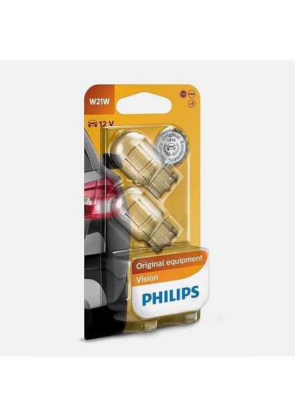 W21W T20 Vision 112V Orijinal Ekipman Sinyal Ampulü, 2'li Paket