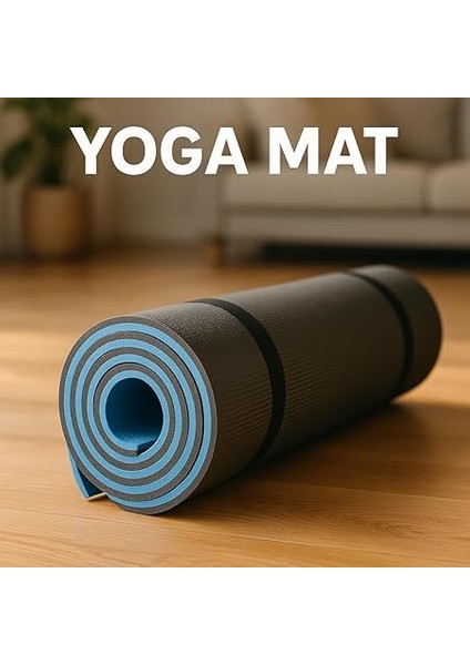 16 mm Pilates Minderi Yoga Matı 180X60 cm Mavi Mat fiyatları