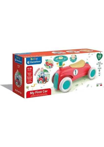 - 17308 - Baby Clementoni - Ilk Klasik Arabam, Bebek Oyuncak 12 Ay, Multicolour fırsatları