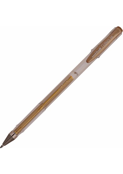 Uni-Ball UM-100 Altın Signo Fine 0.8 Jel Kalem