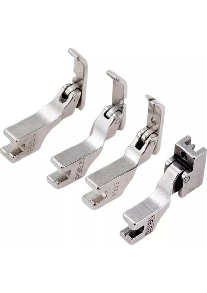 Dikiş Makinesi Fermuar Ayak Seti, 4 Parça, Sanayi Tipi