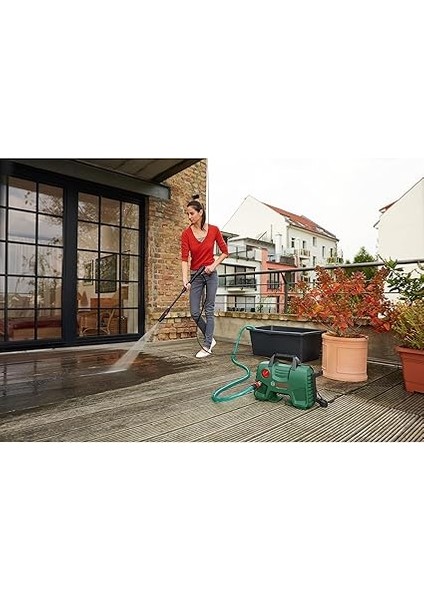Home And Garden Easyaquatak 120 Yüksek Basınçlı Yıkama Cihazı, 5 M Hortum, Yeşil indirimleri