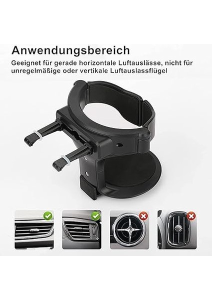 HT-X15 Araç Içi Bardak Tutucu Havalandırma Bardaklık Tutucusu Araç Içi Tutacak fırsatları