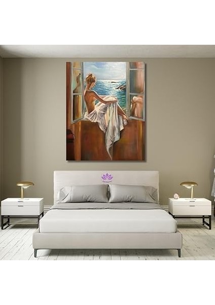 Baskılı Sayılarla Boyama Hobi Seti (Çerçeveli) 40X50 Cm: Pencereden Bakış fiyatları