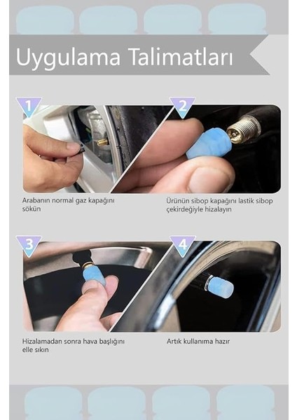 Adet Mavi Fosforlu Lastik Sibop Kapağı Gece Parlayan Sibob Kapağı fiyatları