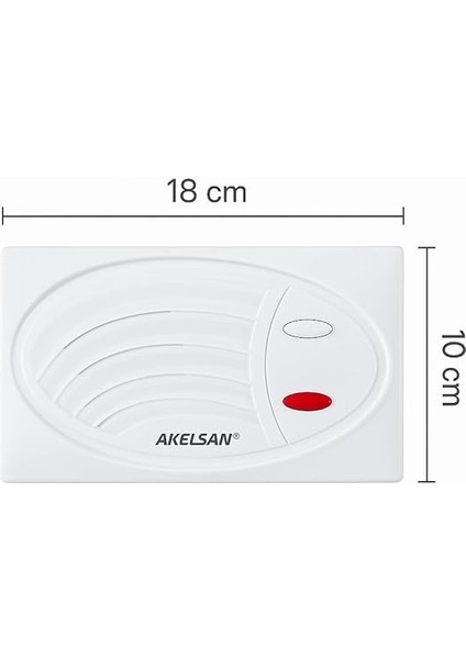 AK-501 Daire Içi Diafon Şubesi – Tek Tuşla Kapı Açma, Sesli Iletişim, Duvar Tipi, Şık Beyaz Tasarım, Apartman Konuşma Sistemleri fiyatları