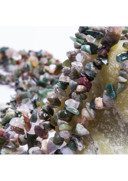 shop Kırık Hint Akiği Doğal Taş-Yeşil