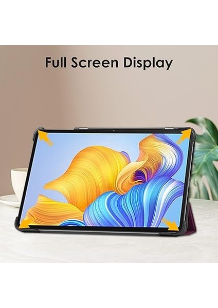 Honor Pad 8 12 Inç Tablet Için Ince Ayaklı Kılıf, Honor Pad 8 12 Inç Için Ince Hafif Koruyucu Kılıf Kapak - Mor fırsatları