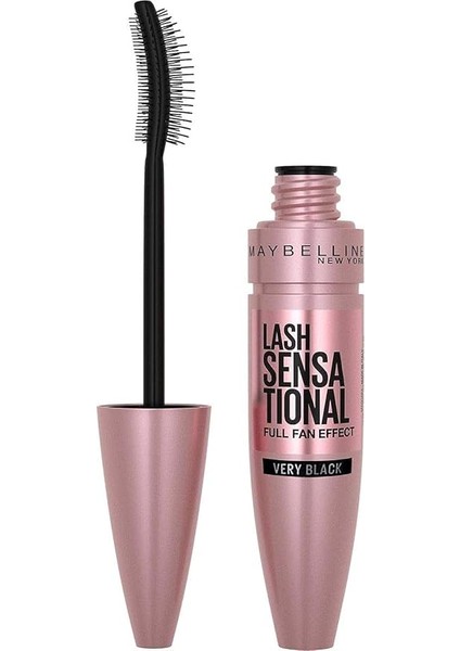 New York Lash Sensational Yelpaze Etkili Siyah Maskara 9.5 ml &amp;mini Falsies Surreal Maskara 4.7 ml Makyaj Seti fiyatları