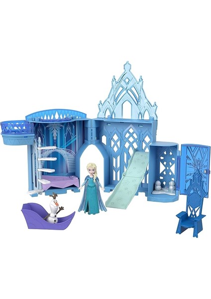 Disney Karlar Ülkesi Birleştirilebilir Hikaye Alanları™ Oyun Setleri, Elsa'nın Buzdan Sarayı Disney Karlar Ülkesi Oyuncakları, Elsa'nın Birleştirilebilir Şatosu, Çocuklar Için Hediyeler JDP63