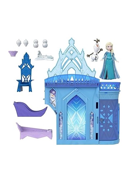 Disney Karlar Ülkesi Birleştirilebilir Hikaye Alanları™ Oyun Setleri, Elsa'nın Buzdan Sarayı Disney Karlar Ülkesi Oyuncakları, Elsa'nın Birleştirilebilir Şatosu, Çocuklar Için Hediyeler JDP63 fırsatları