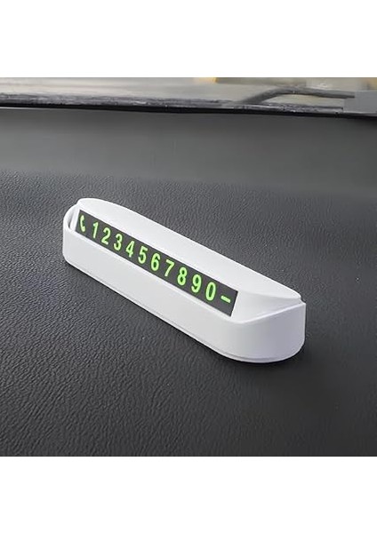 Beyaz Numaratör Araba Torpido Üstü Telefon Numaralığı (1, Beyaz) fiyatları