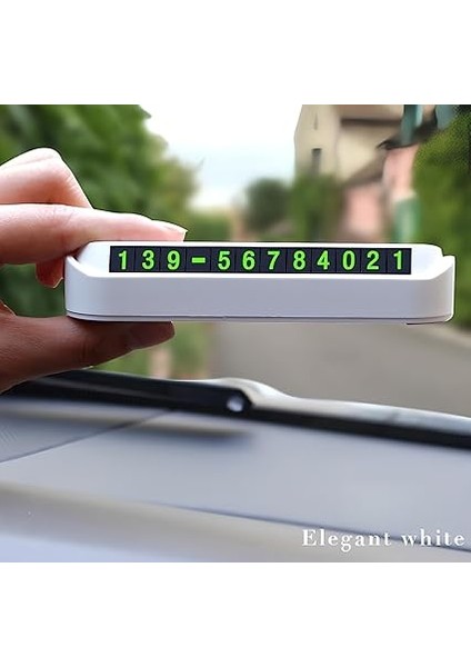 Beyaz Numaratör Araba Torpido Üstü Telefon Numaralığı (1, Beyaz) modelleri