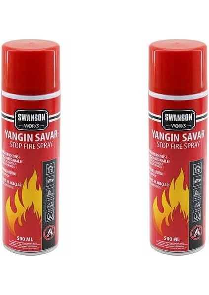 Adet Yangın Söndürücü Sprey 500ML Ev &amp; Ofis &amp; Oto Araç Ateş Boğucu Köpük Tabaka Oluşturur