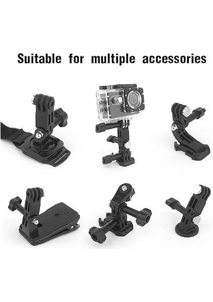 2 Set Ayarlanabilir Döner Kol Uzatma Kolu, Gopro Hero 10, 9, 8, 7, 6, 5 ve Diğer Aksiyon Kameraları Için Kısa ve Uzun Vidalı Kamera Sabit Eklem Montajı fiyatları