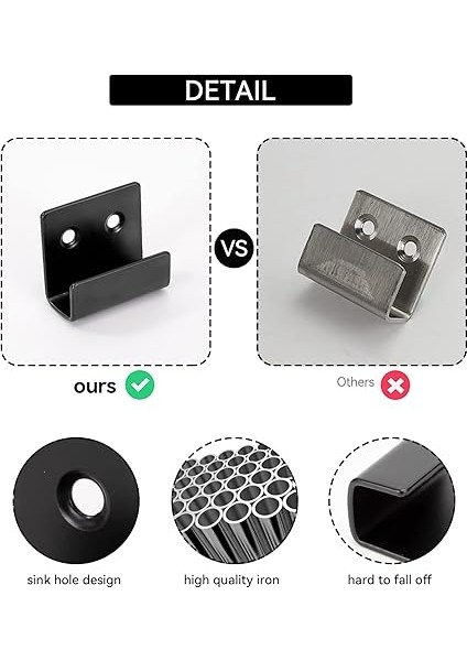 Ağır Yük Kancası, Duvar Askısı, Seramik Fayanslar, Duvar Kancası, Metal, Ayna Için Cihaz Tutucu, Asılı Resimler, Mutfak, Banyo, Garaj Için, 10 Adet indirimleri