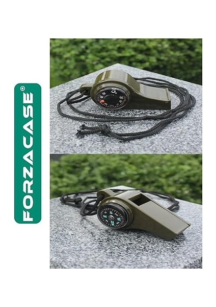 Yüksek Desibel Özellikli Termometre ve Pusulalı Arama Kurtarma ve Deprem Çantasılık Pusulalı Düdük - FC079 fırsatları