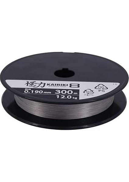 Kairiki 8 Örgü Ip Misina 300M Steel Gray 0.19MM / 12.0kg modelleri