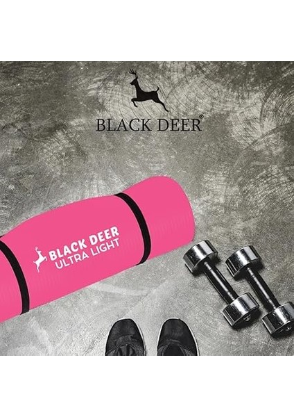 Deer Ultra Light Pilates Yoga Kamp Matı Egzersiz Minderi Kaymaz Taban 180X55 cm 10 mm indirimleri