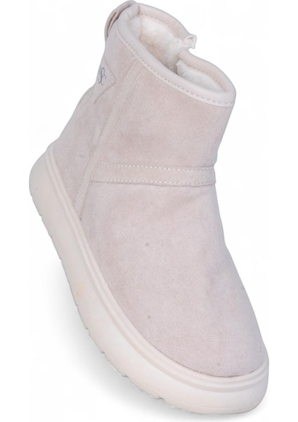 070 Bej Termal Kürklü Kız Çocuk Bot