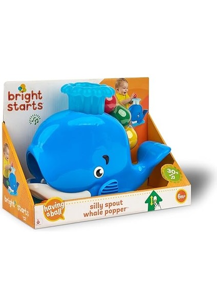 10934 Silly Spout Whale Popper Wals Olarak Kaydetmeye Başlar, Çok Renkli indirimleri