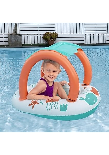 Gölgeli Konfor Peluş Bebek Teknesi 33 x 26 Inç Veya 84 x 67 cm modelleri