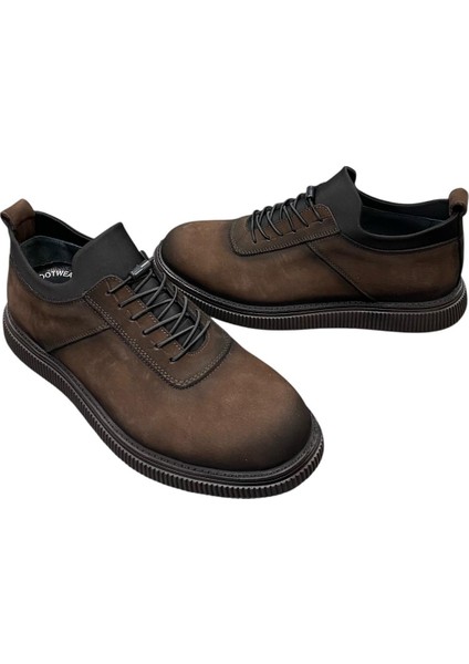Birkan Hakiki Nubuk Deri Ortopedik Rahat Yumuşak Erkek Ayakkabı