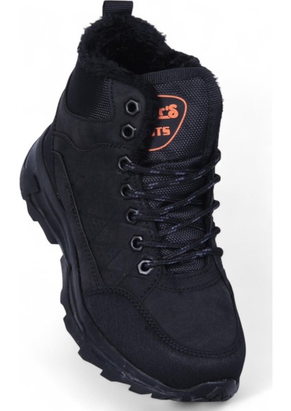 117 Dkrs Siyah Erkek Çocuk Kürklü Bot