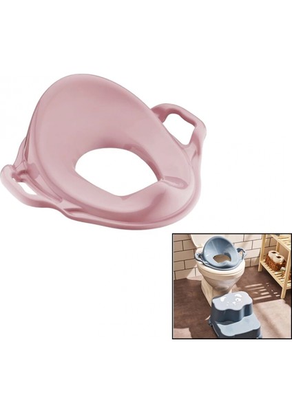 Pembe Çocuk Kulplu Klozet Adaptörü (4887)