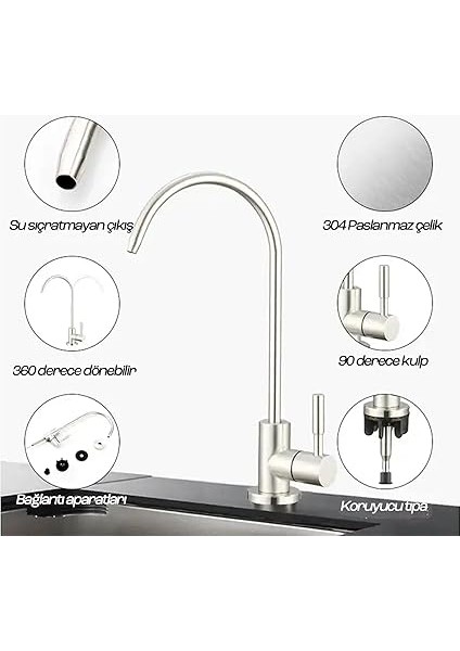 Çelik Su Arıtma Cihazı Musluğu indirimleri