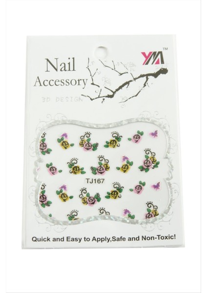 shop Gül Tırnak Aksesuarı Tattoo Sticker-Beyaz fiyatları