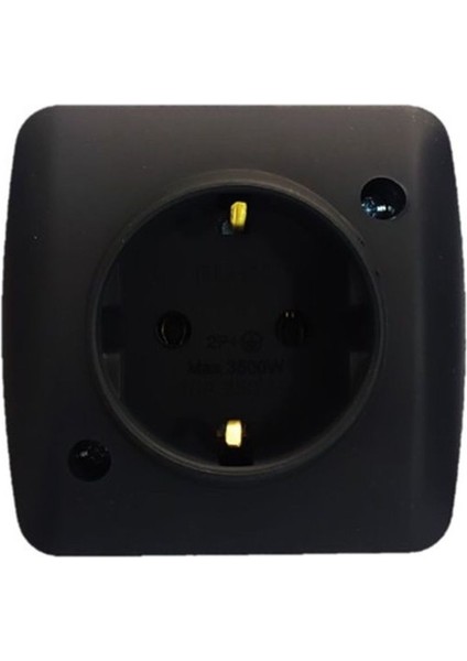 Sıva Üstü Siyah (Vantablack) Priz Elbi / Alsu fırsatları