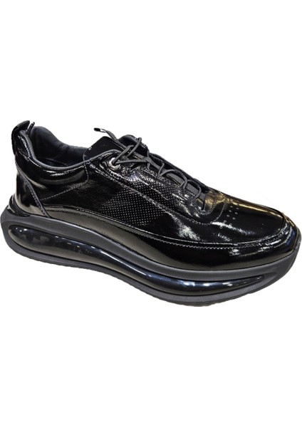 Lastik Bağcıklı Nokta Lazer Baskılı Köpük Taban Erkek Sneaker Ayakkabı 22053 modelleri