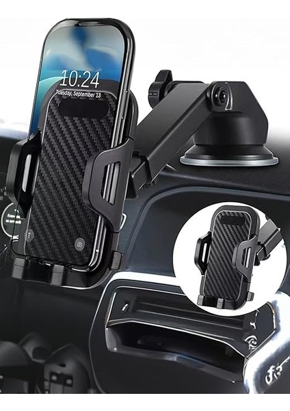 Universal Araç Içi Akrobat Telefon Tutucu Oto Teleskopik Hareketli Vantuzlu Araba Tutacağı 1450 fiyatları