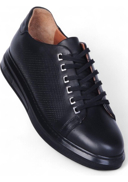 8950 Siyah Napa Deri Erkek Casual Ayakkabı
