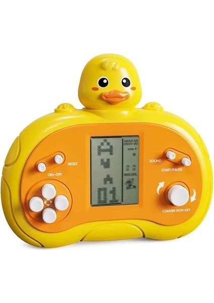 Pilli Tetris Figürlü Yeni Nesil Tetris El Atarisi Nostalji Çocuk Eğitici 2.5 Inç +9999 Oyun fiyatları