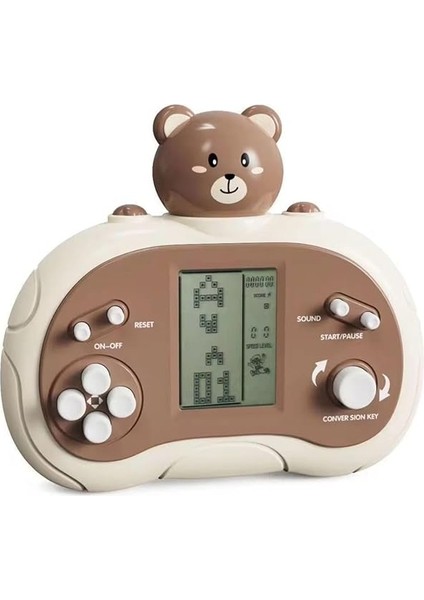 Pilli Tetris Figürlü Yeni Nesil Tetris El Atarisi Nostalji Çocuk Eğitici 2.5 Inç +9999 Oyun modelleri