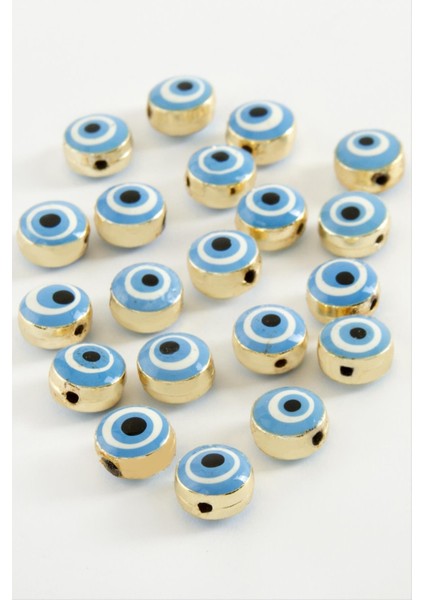 shop Nazar Mineli Bileklik ve Kolye Ucu Aparatı 1 Adet-Mavi