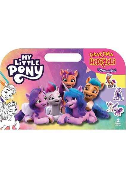 My Little Pony Çıkartma Hediyeli Boyama Kitabı