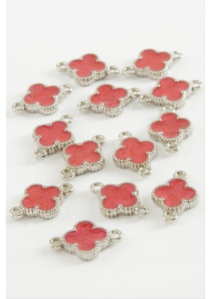 shop Çiçek Çift Kulplu Mineli Bileklik ve Kolye Ucu Aparatı 1 Adet-Pembe fiyatları