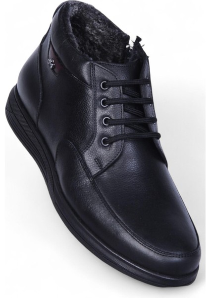 Crısso B463 Siyah Bsk Kauçuk %100 Deri Erkek Bot Ayakkabı