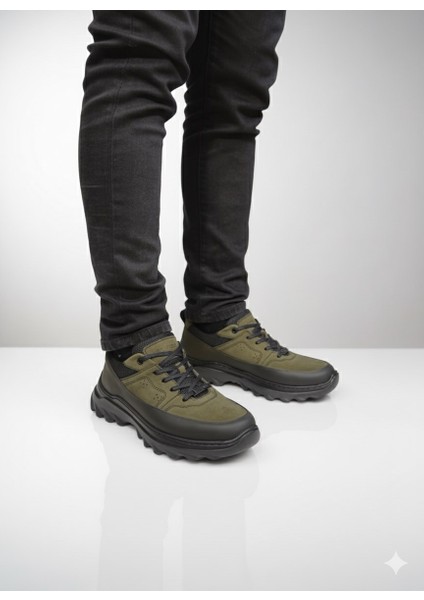 Bağcıklı Kat Deri Havuz Model Outdoor Taban Erkek Casual Ayakkabı K3256-25283 fiyatları