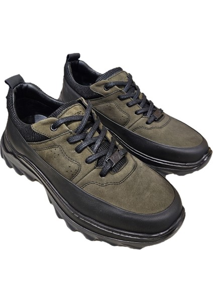 Bağcıklı Kat Deri Havuz Model Outdoor Taban Erkek Casual Ayakkabı K3256-25283 fırsatları