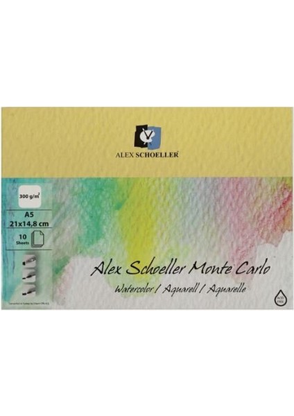 Alex M.carlo A5 Resim Defteri 300 gr ALX-0234